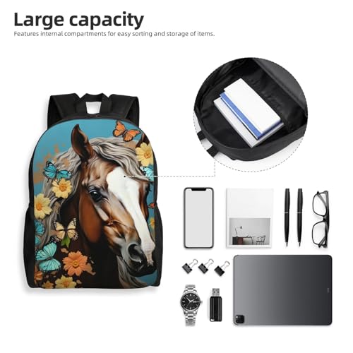 Mochila Impermeable para Senderismo Unisex con Estampado Floral miniatura 6