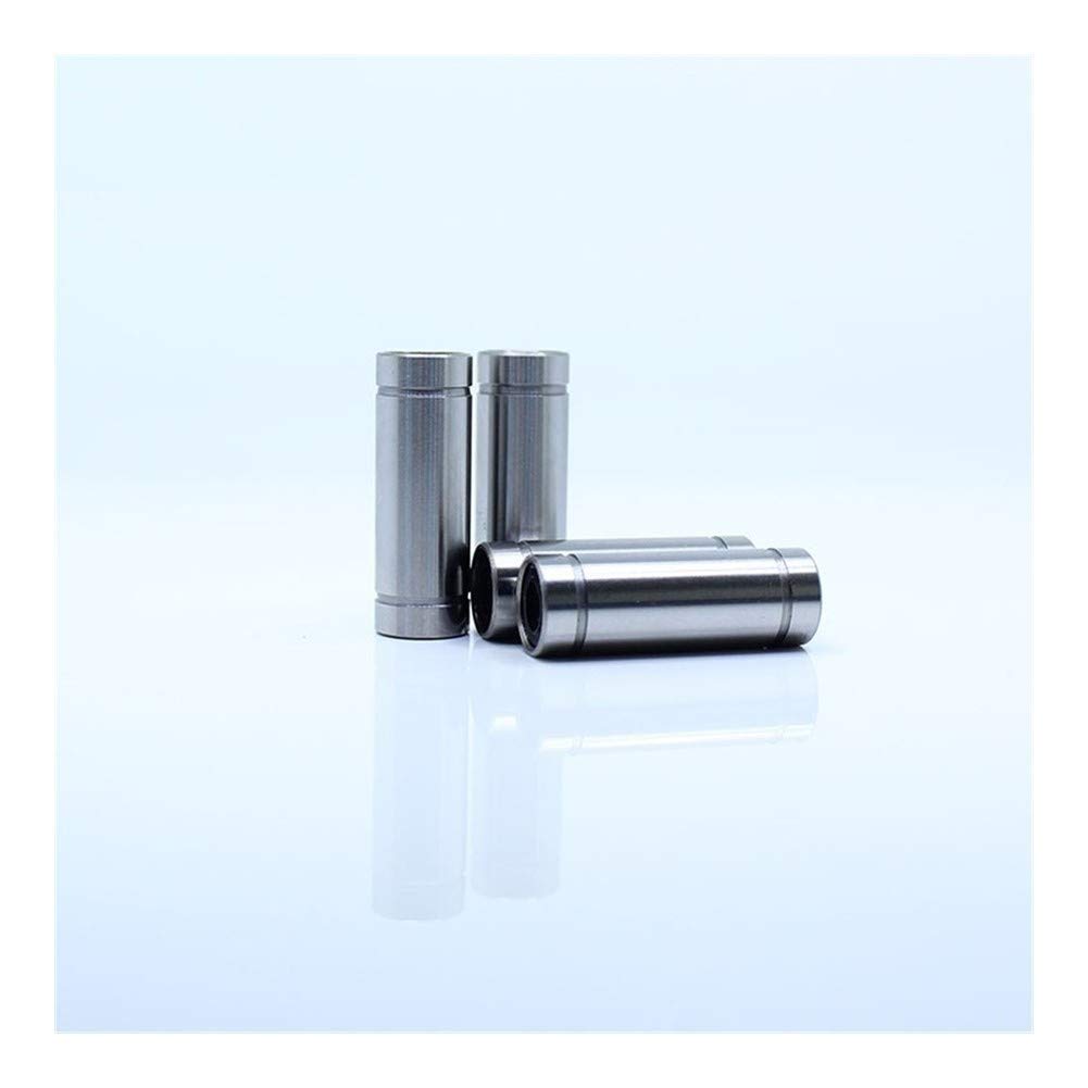 VSPPJYFG Linear Bearing 4 Pcs ABEC-5 LM LUU Linear Motion Bearings LM6LUU LM8LUU LM10LUU LM12LUU LM13LUU LM16LUU LM20LUU Long Type Linear Bearings Linear Ball Bearings(LM6LUU)