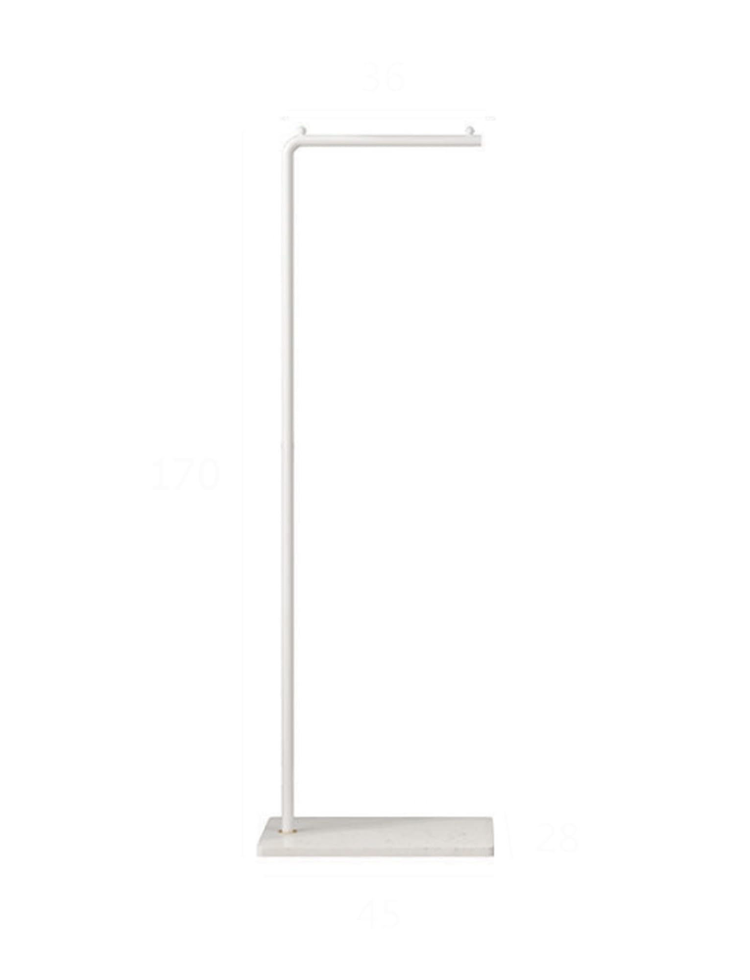 Perchero de un solo brazo, expositor de ropa para ropa y accesorios, versátil para colgar (tamaño: 5,36 x 150 cm)