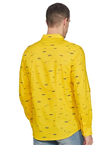 Image of Spykar Men's Solid Slim Fit Shirt