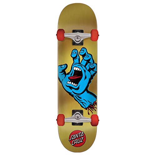 Santa Cruz Screaming Hand 7.75" compleet Skateboard Gold