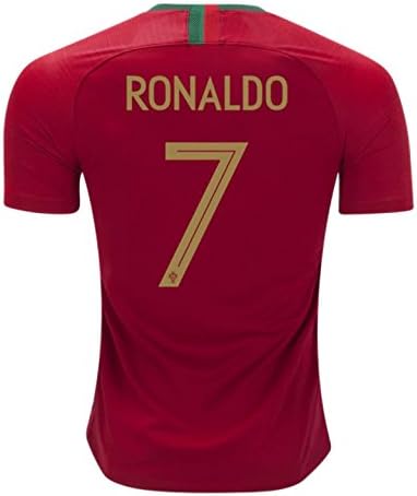 Portugal Cristiano Ronaldo 7 National Soccer Team 2018 Home Soccer Jersey Size L