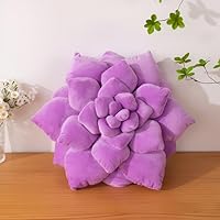 Amazon｜Gerlisay 3D大型多肉植物枕 13.8インチ かわいい花枕