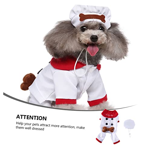 Disfraz para perros Yardwe tamaño S color blanco miniatura 3