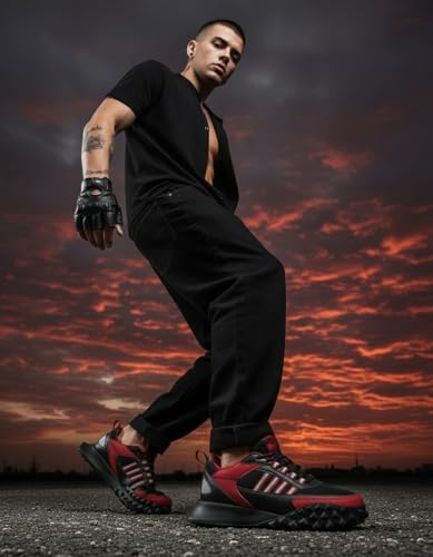 Image of Bacca Bucci x House of The Dragon Sneakers - Fire & Blood Edition | All-Terrain Lifestyle Trainers