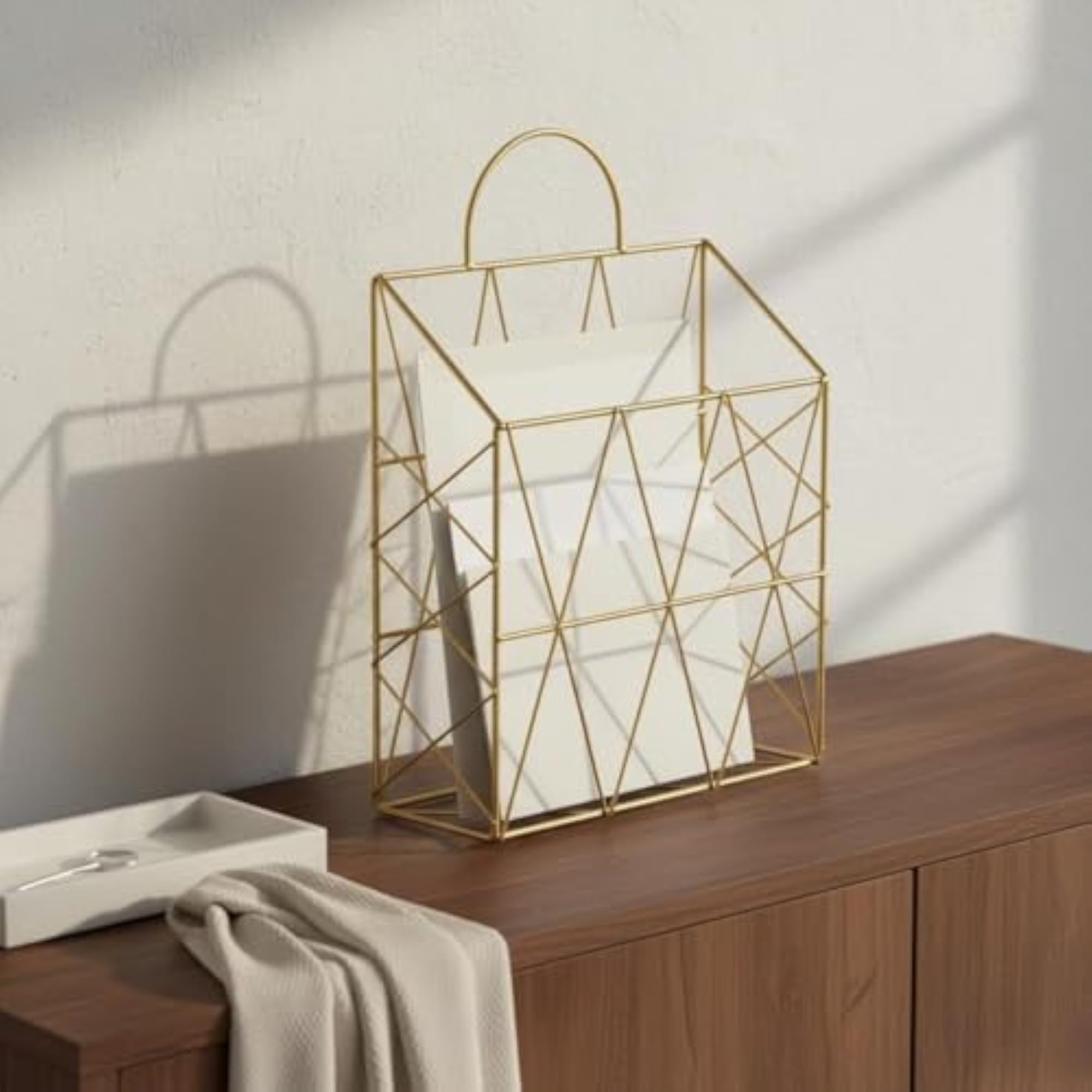 Decorative Wall Mounted Holder Black