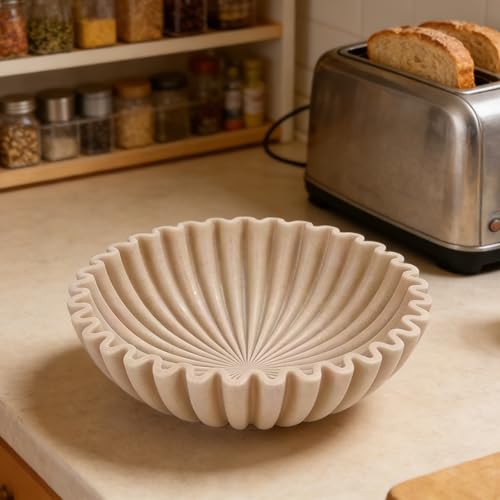 Plateau de rangement à volants en résine, le cadeau idéal pour le salon