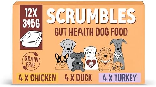 Scrumbles Natural Wet Dog Food Meaty Multipack 12x 395g