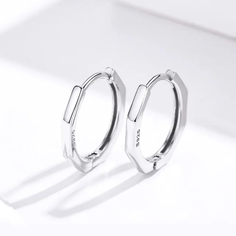 Image of SALTY ALPHA Anti Tarnish Classic Earrings for Men | Ear Hoop for Man | Stylish Fashion Jewellery Accessories for Boys | Minimal Jewelry | Ideal for Gifting | Gift for Diwali, Christmas, Marriage, Birthday