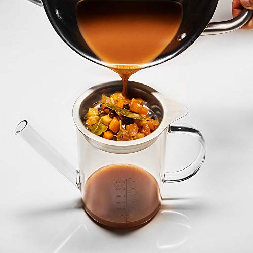 Foto von Lurch 70200 Fett-Trenn-Kanne aus hitzebeständigem Borosilikatglas 0,75l, Transparent