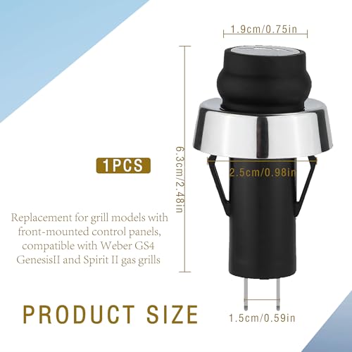 Gs4 Igniter For Weber, Grills Igniter Switch Push Button Starter Replacement Parts For Weber Gs4 Genesis Grill Ii Weber #66220 Ii Spirit Ii Gas Grills S310 E310 S-210 E-210 45010001 Grill Parts