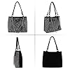 MEGAUK Ladies Large Tote Bag, Sequin Shoulder Tote Bag, Shiny Shopping Bag, Glitter Daily Purse Satchel Handbag for Women Girls #5
