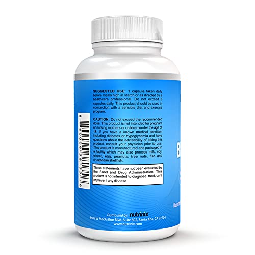 Nutrinix White Kidney Bean Carb Blocker Pills Support Weight Loss for Women and Men, 60 Capsules, Keto Appetite Suppressant Supports Ketosis, Natural Non-GMO Starch Blocking Supplement - Image 3