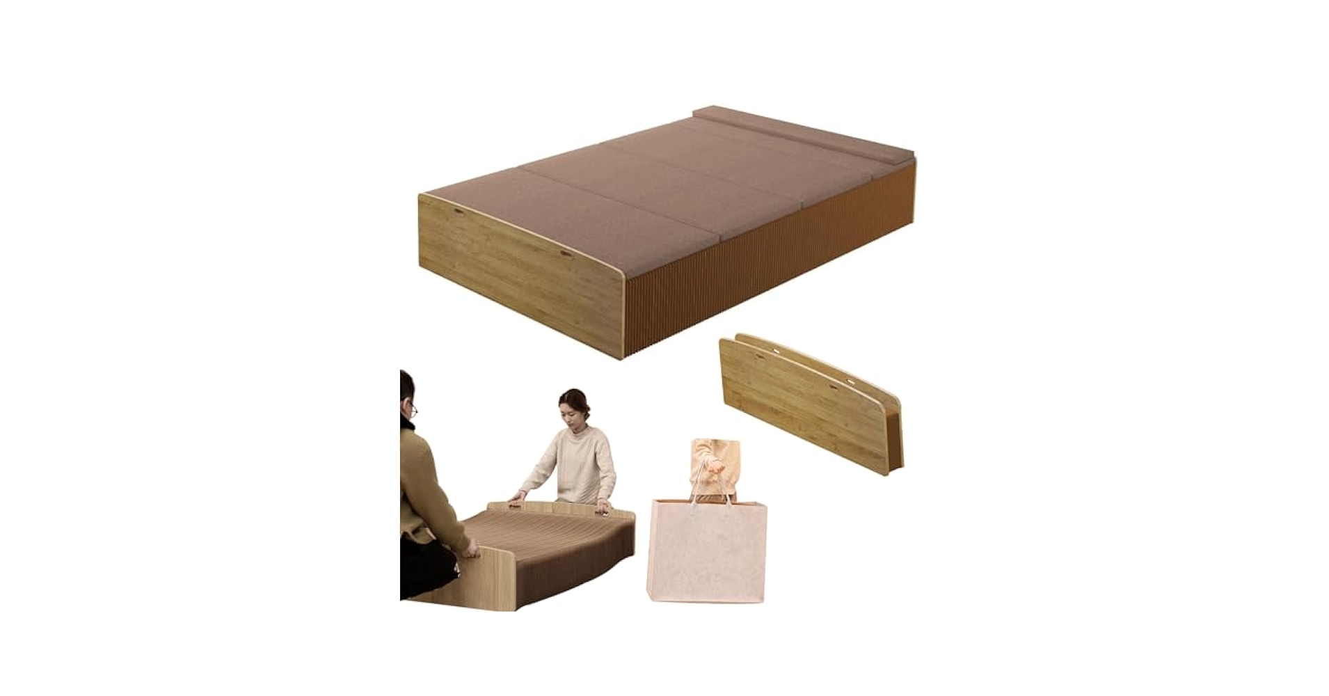 ☆未使用品☆＜シングル＞ アコーディオン式 ペーパーベッド