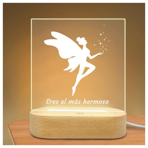 FUSIYU Lamparas Personalizada Led De Mesita De Noche Infantil, Lampara 3D Personalizada con Nombre, Decoracion Habitacion Bebe, Recien Nacido Niño Niña Regalo, Regalo Niño Originales