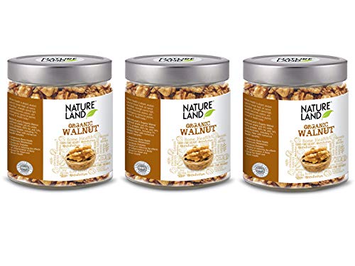 Image of Natureland Organics Walnut (Akhrot) 150 gm (Pack of 3)- Without Shell