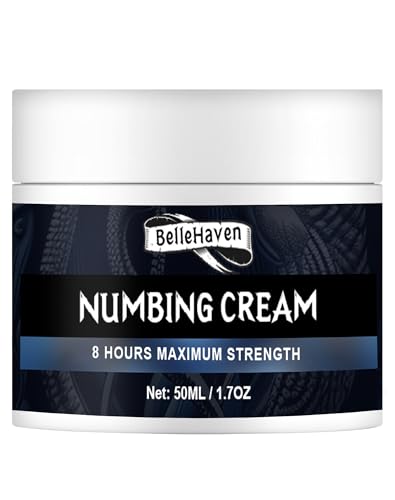 BelleHaven Numbing Cream, Extra Strength Numbing Cream, Deep Numb - Maximum Strength Soothing Formula - 50g