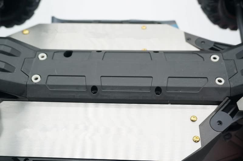 Miniatura 4 de 5 unids de acero inoxidable chasis proteger armadura placa de deslizamiento versión completa para Traxxas 110 MAXX V1 89076-4