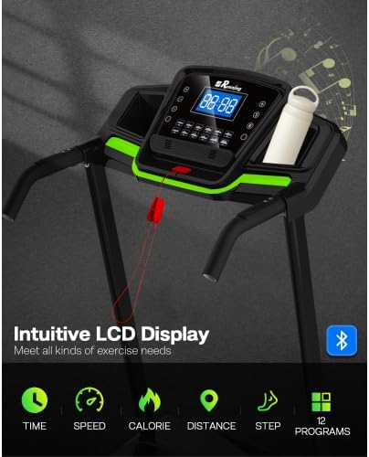 Caminadora Plegable para Casa, Motor 3.5HP, Capacidad 330LBS miniatura 9