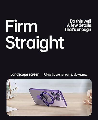 Coque iPhone 15 magnétique avec support anneau antichoc