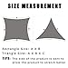 SUNNY GUARD Sun Shade Sail 12'x16' Rectangle Butter Cream UV Block Sunshade for Backyard Yard Deck Patio Garden Outdoor Activities and Facility(We Make Custom Size)