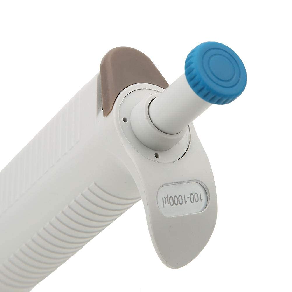 Qinlorgo Pipeta Ajustable Pipeta Micropipeta P1000 Manual de Alta precisión Laboratorio Ajustable de un Solo Canal Esterilizado Micro pipeta Pipeta 100-1000μl