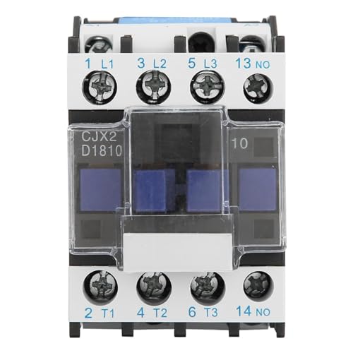 Contacteur CJX2-1810 380V AC pour rail DIN de commande électrique industrielle