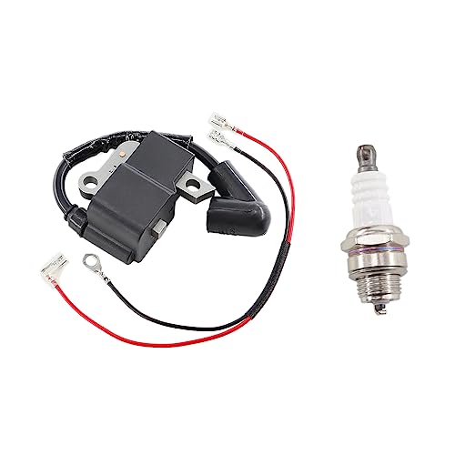 MCHNIC Bobine d'allumage pour Husqvarna 225R 225L 235R 232R 240L 240RJ 232L 227L 227R Tondeuse 435 440 445 450 Coupe-Herbe Remplacer 537038501 573935702 avec...