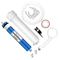 MOPUEHEL 150 GPD RO Membrane with Reverse Osmosis Membrane Housing Set, Reverse Osmosis Filter Replacement Kit, RO Membrane Housing Set for DIY RO Water System & Maple Syrup Reverse Osmosis System