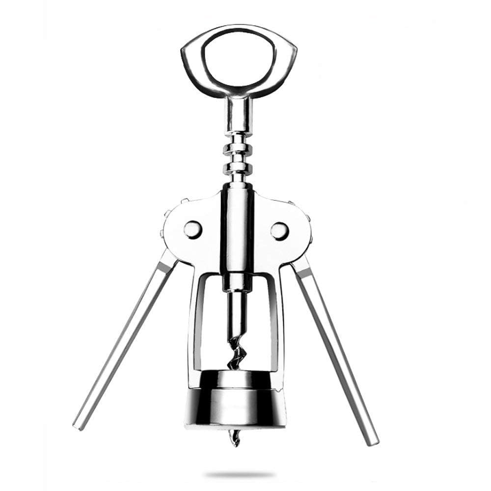 Straight Wings Wine Bottle Corkscrew Spiral Drill Beer Bottle Opener