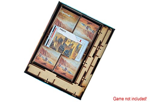 docsmagic.de Organizer Insert for Terraforming Mars: Ares Expedition Box, Light Brown - Image 2