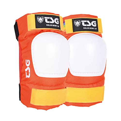 TSG Roller Derby Elbow Pads 3.0, Skateboard, Hardshell, EVA Foam, Impact Protection, Tear Resistant Nylon, Certified, Secure Fit, Velcro Strap, Ergonomic, Slim Profile, Anti Slip, Adults, Swiss Design