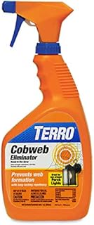 TERRO T2360 Ready-to-Use Spider Cobweb Eliminator and Repellent Spray - Prevent Spiderweb Formation