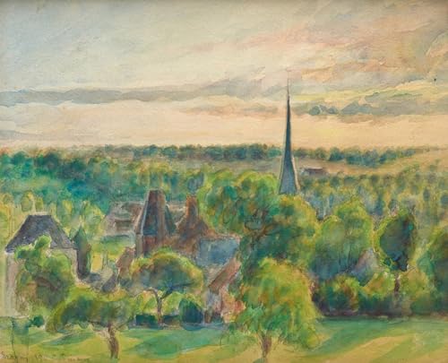 Art Mural Paysage à Éragny Pissarro Graffiti pour Décoration Bureau