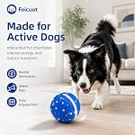 Interactive Dog Ball Toy[Newly Upgraded], Durable E-TPU Material, 3 Play Modes with Colorful Lights, E-TPU USB-C Rechargeable, IPX7 Waterproof Rating for Puppy, Medium and Large Dogs - Image 3