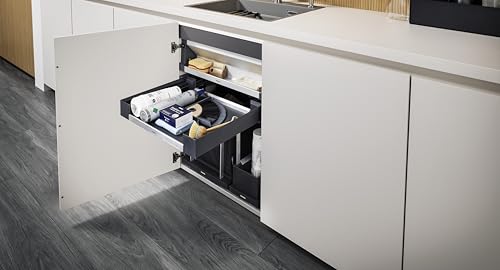 Cajón BLANCO Flat Drawer 60: maximiza el espacio de limpieza en armarios de 60cm 3
