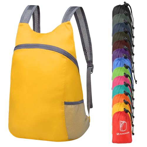 SUIKIHUM Ultra Lightweight Hiking-Daypack,Foldable Travel Packable Backpack