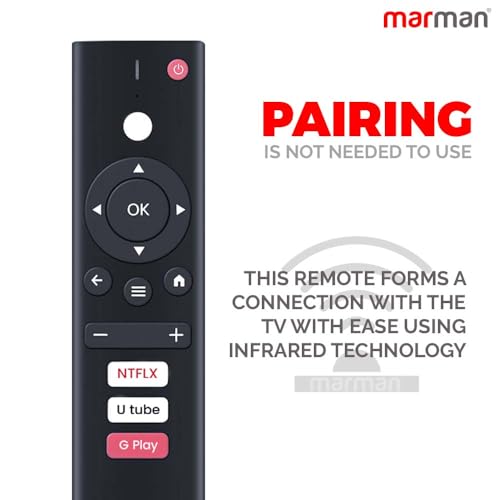 Image of marman Compatible with Infinix X3 Smart Tv Remote Control Original Suitable for LED Full HD UHD LCD Tv Non Voice Command Without Google Assistant with Streaming App's - No Pairing Needed
