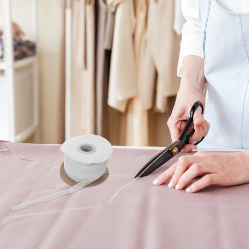 Entretela fusible con lineas de guia para refuerzo de forro de ropa y costura precisa 4