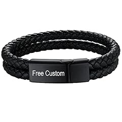 B: Double Braided-Black Clasp-Custom