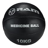 balon medicinal 3 kg Color: negro. Balón medicinal – Ram Sport – perfecto para fitness y entrenamiento con pesas, tamaño 3