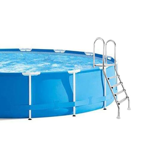 Escalera para piscina de acero inoxidable 3 escalones miniatura 1
