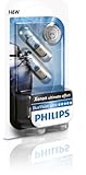 Bombillas PHILIPS Philips 12036 BlueVision - Bombilla H6W para luces traseras (2 unidades, 12 V, 6 W, BAX9s)