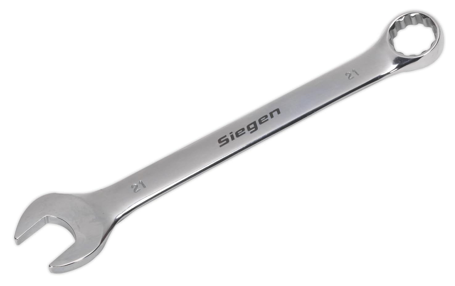 Sealey S01021 Combination Spanner, 21mm, 250mm x 277mm x 56mm, Silver