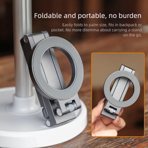 Trípode para smartphone de aluminio ajustable Wodsty soporte portátil de teléfono móvil 5