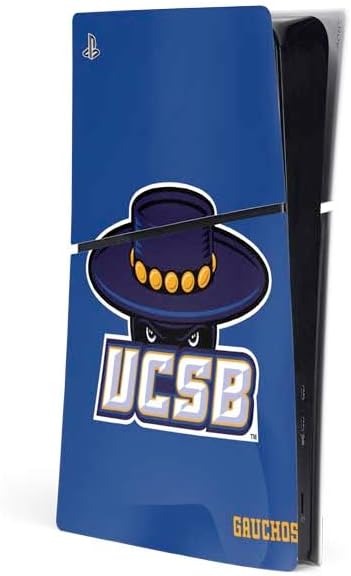 Skinit Decal Gaming Skin Compatible with PS5 Slim Digital Edition Console - Officially Licensed University of California-Santa Barbara UCSB Design
