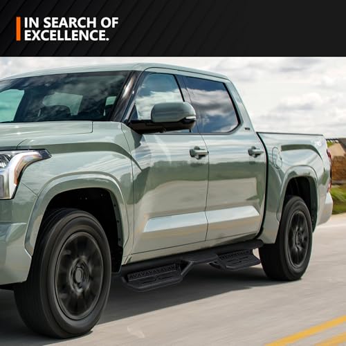 Estribos laterales CrewMax Cab compatibles Toyota Tundra 2022-2025 miniatura 4