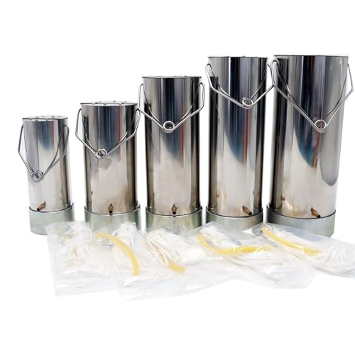 304 - Cubo de muestras de agua de acero inoxidable de 1 litro para pruebas de calidad del agua, recolección de aguas residuales, análisis de agua superficial de ríos y lagos