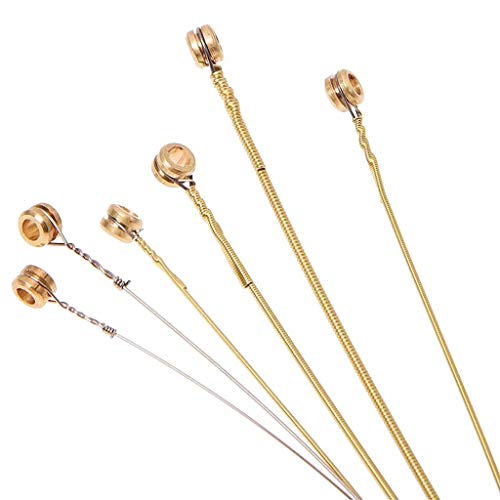 Casque Audio Ordinateur Portable Jauge Guitare Cordes Enroulées en Nylon Guitare Claire 12 Pièces / 2 Ensembles pour… - Les Beatles, Paul McCartney, John Lennon, RIngo Starr, George Harrison Casque Audio Ordinateur Portable Jauge Guitare Cordes Enroulées en Nylon Guitare Claire 12 Pièces / 2 Ensembles pour… – Image 3
