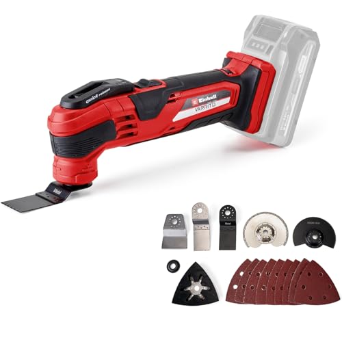Einhell Akku-Multifunktionswerkzeug VARRITO Power X-Change (Li-Ion, 18V, 11000-20000 min.-1, Schnellspannverschluss, Werkzeugaufnahme 12-fach einstellbar, ohne Akku und Ladegerät)